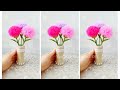 It's so Beautiful 💜🧶 Super Easy Flower Craft Ideas with Wool - DIY Amazing Yarn Flowers