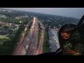 2023 Flying over Downtown Columbus In a Robinson R44