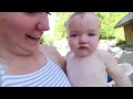 Kids Play at Ultimate Water Park!! Adley learns to water slide and Niko floats around!