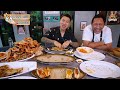 Eat 100 grilled river prawns!! 25 kilometers!! Celebrating 300,000 subs, full of shrimp.