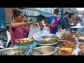 Amazing Street Food! Cambodia Countryside vs City Market - Seafood, Crab, Shrimp, Dessert, & More