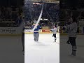 Last night I was at a hockey game and won the contest