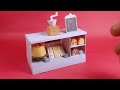 DIY Papercraft Miniature Cafe