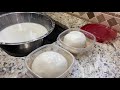 Making Mozzarella Cheese with Fresh Goats Milk