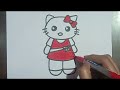 How to draw hello kitty drawing for kids