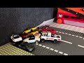 🏁🚗 Diecast Car Action on Curved Road! 🚗🏁