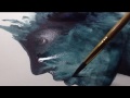 Watercolor Abstract Portrait - 