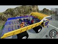 Testing TINY CARS vs The Massive BELAZ on a Mountain in BeamNG Drive Mods!