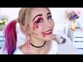 FULL FACE USING ONLY KIDS CANDY Challenge! Harley Quinn SUICIDE SQUAD Inspired