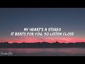 Gym Class Heroes - My heart stereo (Stereo Hearts) (Lyrics)