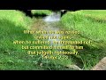 Be still before the Lord • Just written text of the Bible with background music