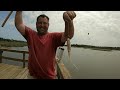 Blue Crab Crabbing Two Ring Baskets (catch, clean, cook, extra dinner surprise) We're So Lucky