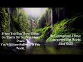 Holy Spirit Rain | One hour of meditation rain sounds with scripture for stress free