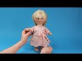 A simple one-piece dress for a doll and not only!