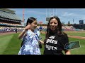 #MaleaEmma 's Dodgers pre game interview