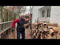 Delivering a Joe Cord of PREMIUM FIREWOOD