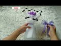 Single Rose Satin Bouquet/How to wrap single bouquet/Kath Ideal