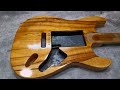 Making hollow body guitar.