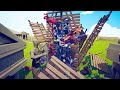 TOWER vs EVERY UNIT (Tower Attacks the Ancient city) 🗼🗼🗼 | Totally Accurate Battle Simulator TABS