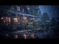 HEAVY RAIN and THUNDER on Tin Roof to Sleep Fast | Night Thunderstorm for Insomnia, Study, ASMR