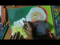 santa claus drawing easy step by step tutorial // Santa Claus drawing with oil pastel @SanjuArts7