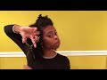 Wash, cut, & style your curly afro wig