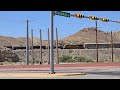 UP Manifest with Mid-Train DPU Crossing Into Texas from New Mexico