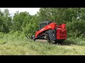 Blue Diamond Severe Duty Brush Cutter for Skid Steer demo by Swift Fox Industries