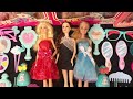 9.54 minutes satisfying with unboxing amazing barbie dolls toys/hello kitty miniature  beauty sets