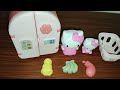 8 minutes satisfying with unboxing Hello kitty fridge and food basket