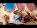 436. Aurora Borealis in Resin? - Not all Things go as planed ... Coffee Tumbler - english