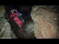 Exploring Massive Cave With Mystery Bones, Roaring Waterfalls, and Endless Crawls