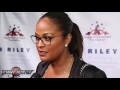 Laila Ali feels Anthony Joshua needs to improve his conditioning; 