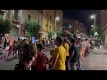 The great Jaen street parade by night.