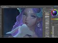 Moon Goddess - Speed painting 30x