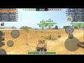 World of Tanks Blitz: Matilda in the desert sands.