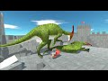 3 ROMANUS Heroes in Sky Castle vs Twin Monsters from ALL UNITS Animal Revolt Battle Simulator