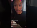 Nicki Minaj Live 8/11/22 on Instagram