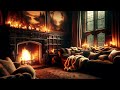 Cozy Gothic Fireplace | Ambience for Study, Sleep, and Relaxation