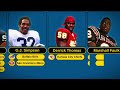 Best NFL players and how many TEAMS they played for