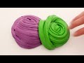 Purple vs Green - Mixing Makeup Eyeshadow Into Slime ASMR