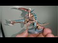 Turquoise/Cyan Tyranid Warrior painting - Warhammer 40k