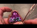 Wire Wrap heart pendant