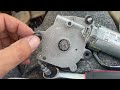 Mercedes W221 Sunroof and Blind Rotor Bushings fixed DIY