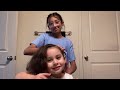 Do my little sisters hair with me !