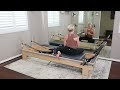 Pilates Reformer 20 Minute Stretch - Opening and Lengthening the Hip Flexors and Psoas