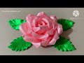 DIY Satin Ribbon Rose flowers | How to make ribbon rose | Ribbon decoration ideas |DIY RIBBON CRAFTS