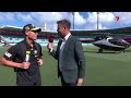 David Warner's helicopter lands on the SCG outfield
