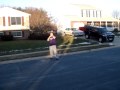 Ravens beat Patriots in Playoffs, man runs through electric dog fence! 1/10/10