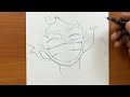 How to draw Gear 5 luffy ( joy boy ) | step-by-step